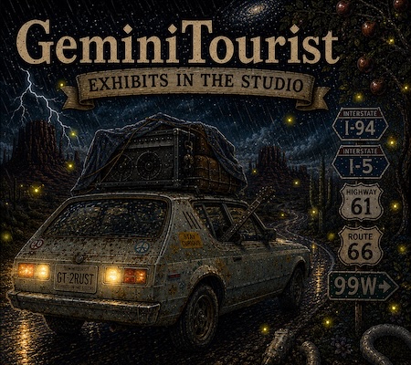 GeminiTourist — Exhibits In the Studio album cover